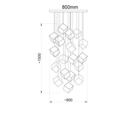 Designer Touch Decorative Creative Glass Pendant Light Pavilion Ceiling Lights