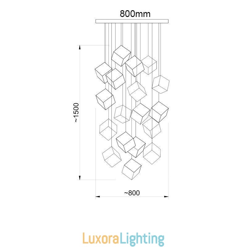 Designer Touch Decorative Creative Glass Pendant Light Pavilion Ceiling Lights