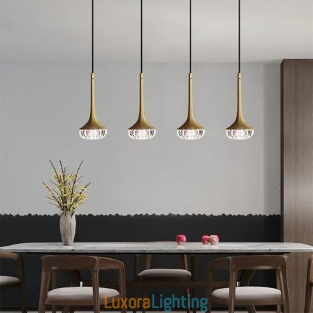 Designer Touch Decorative Modern Glass Pendant Light Wrought Iron Glass Ceiling Light