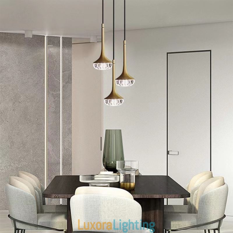 Designer Touch Decorative Modern Glass Pendant Light Wrought Iron Glass Ceiling Light