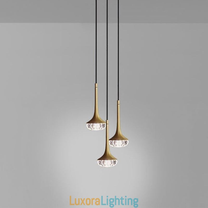 Designer Touch Decorative Modern Glass Pendant Light Wrought Iron Glass Ceiling Light