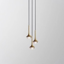 Designer Touch Decorative Modern Glass Pendant Light Wrought Iron Glass Ceiling Light