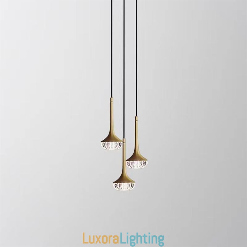 Designer Touch Decorative Modern Glass Pendant Light Wrought Iron Glass Ceiling Light