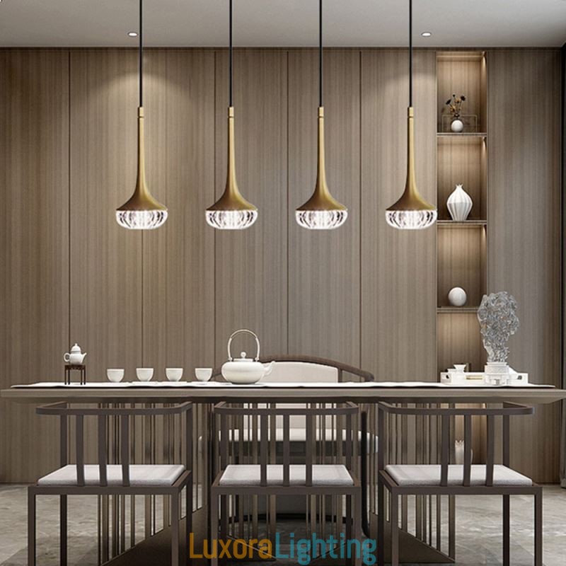 Designer Touch Decorative Modern Glass Pendant Light Wrought Iron Glass Ceiling Light