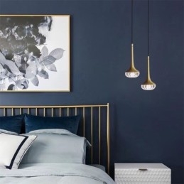 Designer Touch Decorative Modern Glass Pendant Light Wrought Iron Glass Ceiling Light