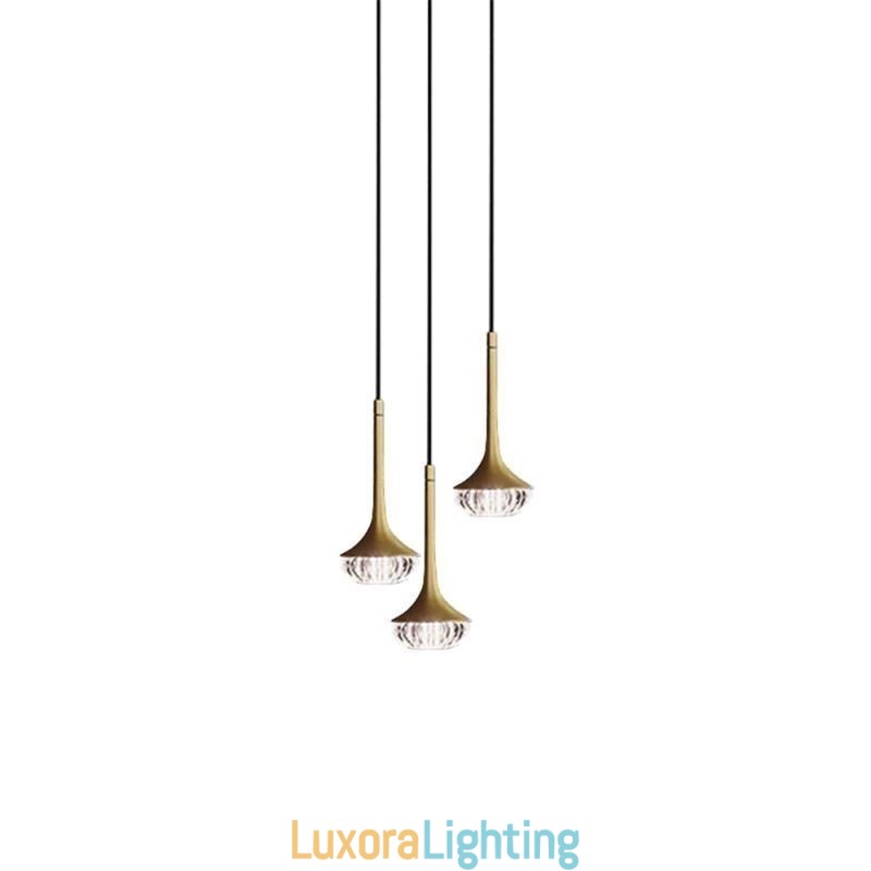 Designer Touch Decorative Modern Glass Pendant Light Wrought Iron Glass Ceiling Light