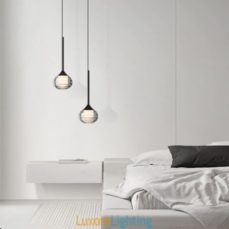 Designer Touch Decorative Simple Glass Pendant Light Black Ceiling Lights