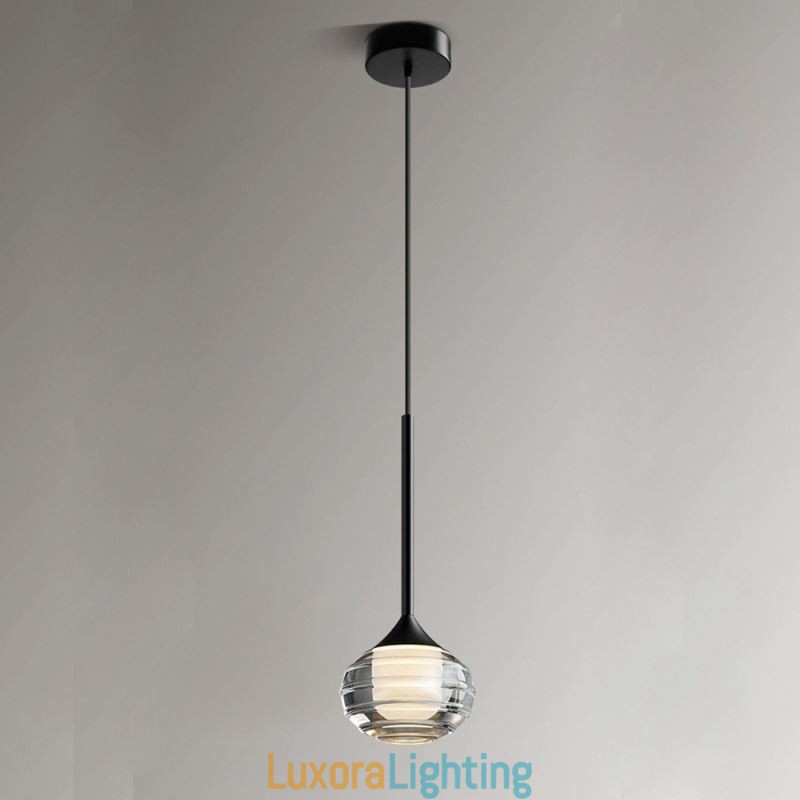 Designer Touch Decorative Simple Glass Pendant Light Black Ceiling Lights