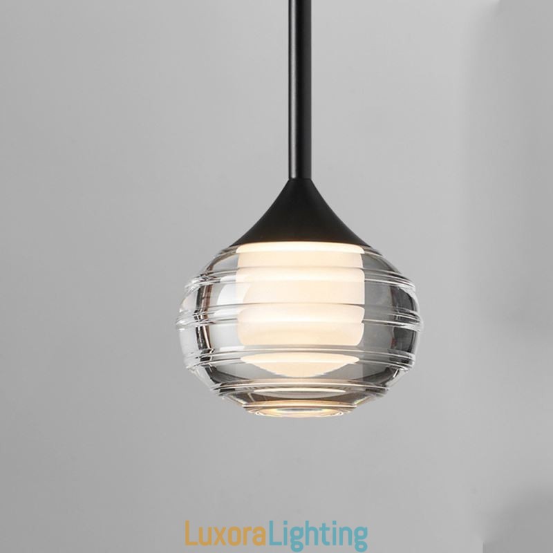 Designer Touch Decorative Simple Glass Pendant Light Black Ceiling Lights