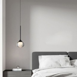 Designer Touch Decorative Simple Glass Pendant Light Black Ceiling Lights