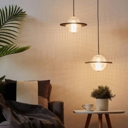 Designer Touch Decorative Modern Glass Pendant Light Shape Ceiling Lamp