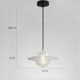 Designer Touch Decorative Modern Glass Pendant Light Shape Ceiling Lamp