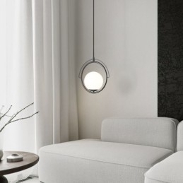 Designer Touch Decorative Glass Ball Pendant Light Decor Home Hanging Lamp