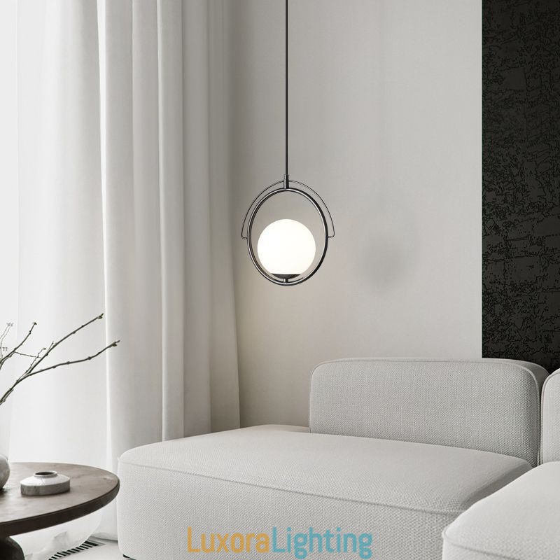 Designer Touch Decorative Glass Ball Pendant Light Decor Home Hanging Lamp