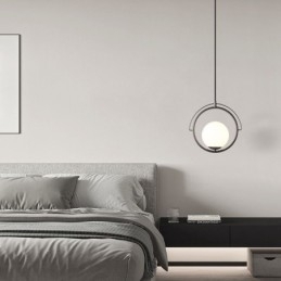 Designer Touch Decorative Glass Ball Pendant Light Decor Home Hanging Lamp