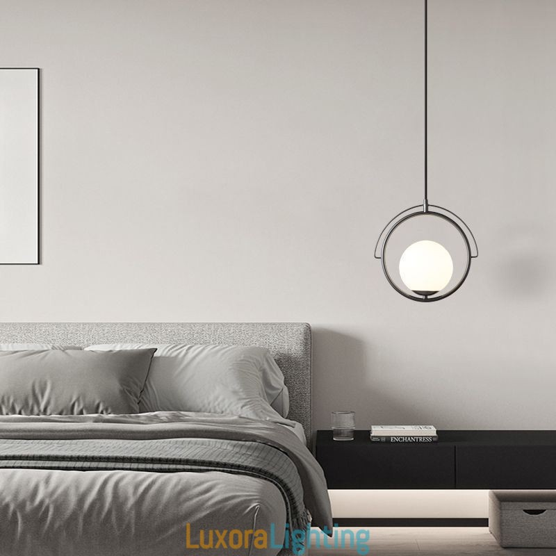 Designer Touch Decorative Glass Ball Pendant Light Decor Home Hanging Lamp