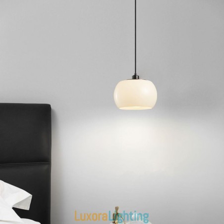 Designer Touch Decorative Modern Glass Pendant Light Pumpkin Design Pendant Lamp