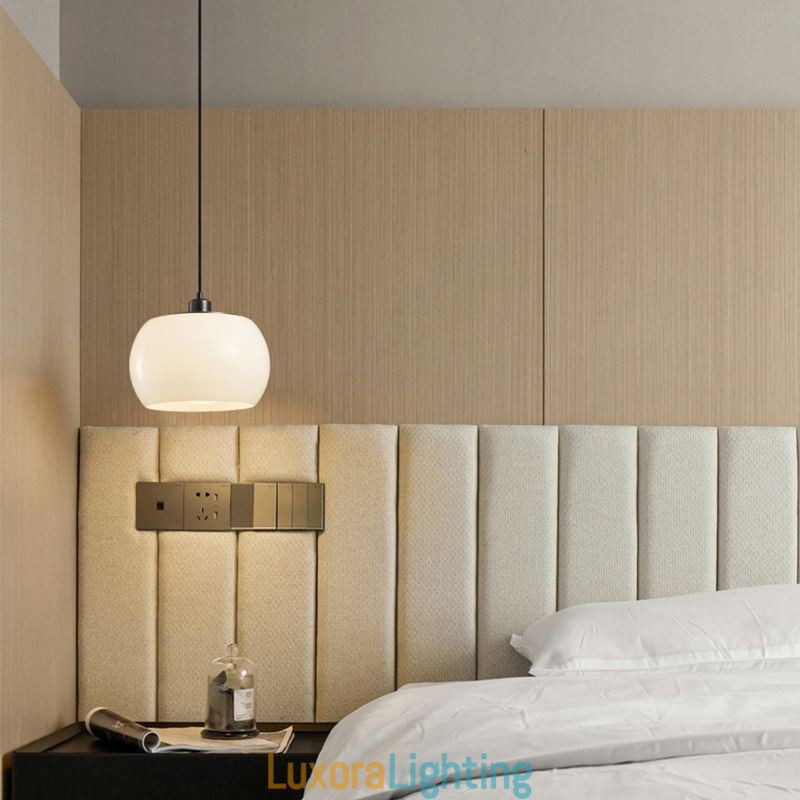 Designer Touch Decorative Modern Glass Pendant Light Pumpkin Design Pendant Lamp