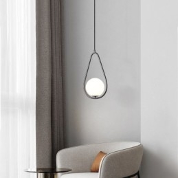 Designer Touch Decorative Modern Globe Pendant Light Glass Water Drop Pendant Lamp