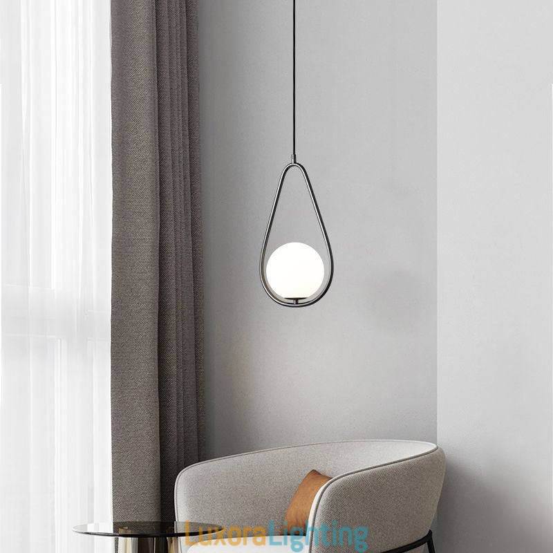 Designer Touch Decorative Modern Globe Pendant Light Glass Water Drop Pendant Lamp