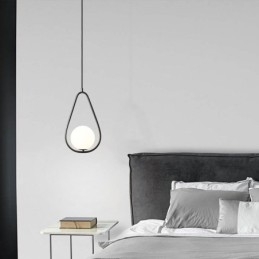 Designer Touch Decorative Modern Globe Pendant Light Glass Water Drop Pendant Lamp