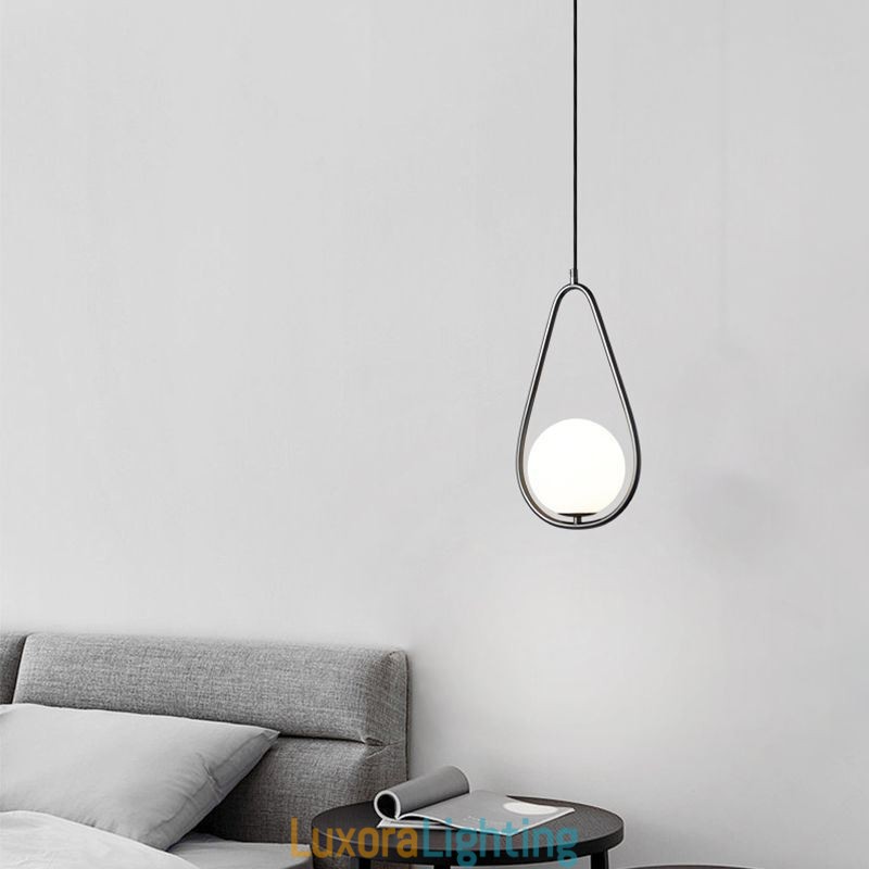 Designer Touch Decorative Modern Globe Pendant Light Glass Water Drop Pendant Lamp