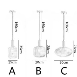 Designer Touch Decorative Modern Pendant Light One Light Glass Pendant Lighting Island