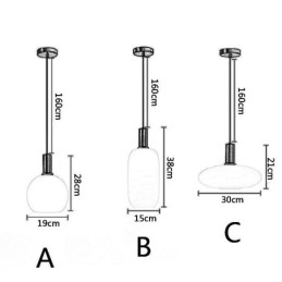 Designer Touch Decorative Modern Simple Pendant Light Glass Pendant Lamp