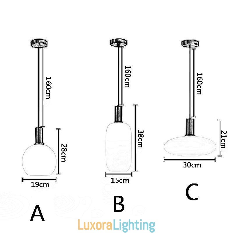 Designer Touch Decorative Modern Simple Pendant Light Glass Pendant Lamp