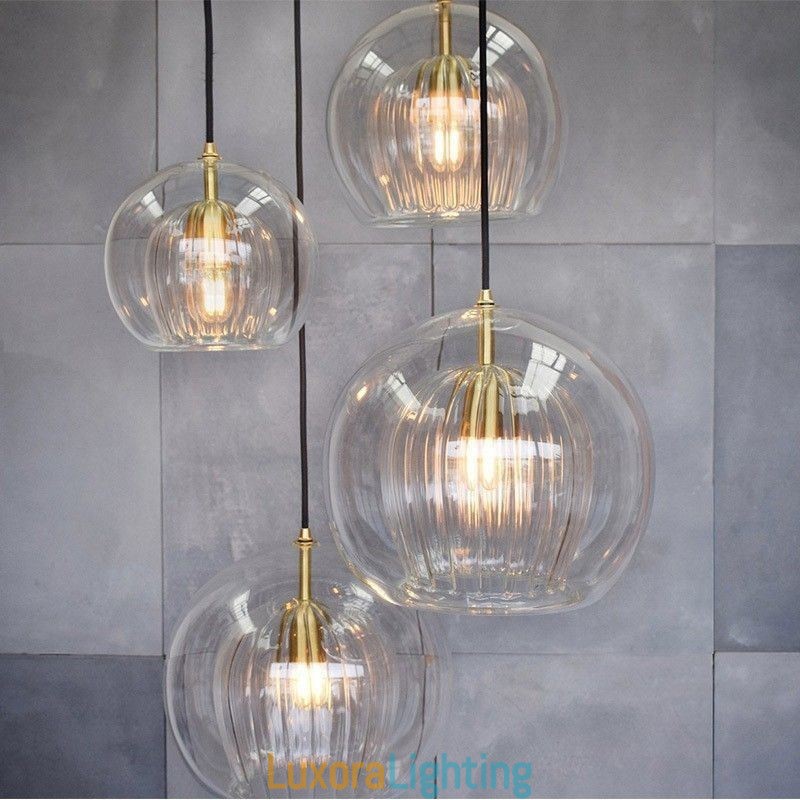 Designer Touch Decorative Modern Glass Pendant Light Single Head Hanging Lamp