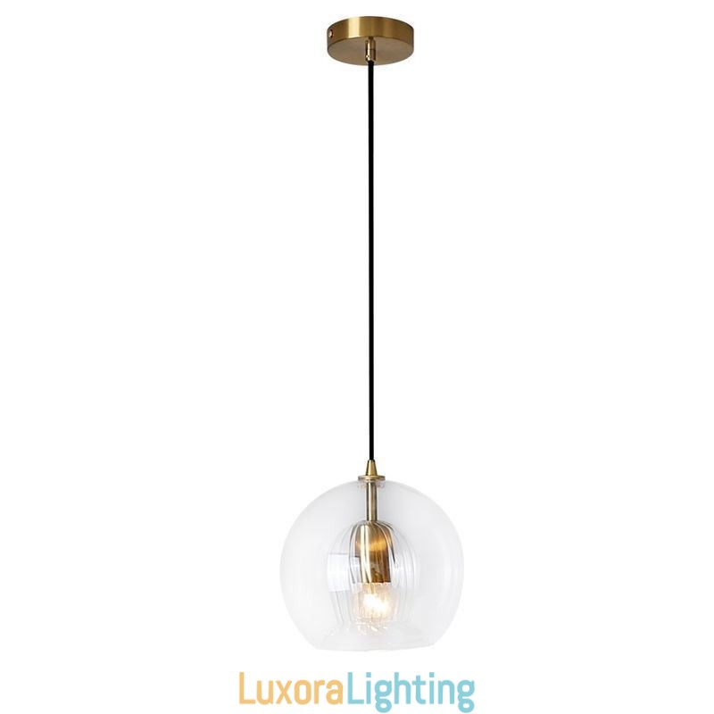 Designer Touch Decorative Modern Glass Pendant Light Single Head Hanging Lamp