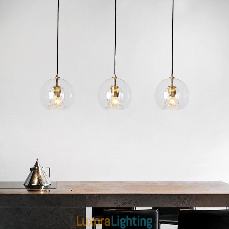 Designer Touch Decorative Modern Glass Pendant Light Single Head Hanging Lamp