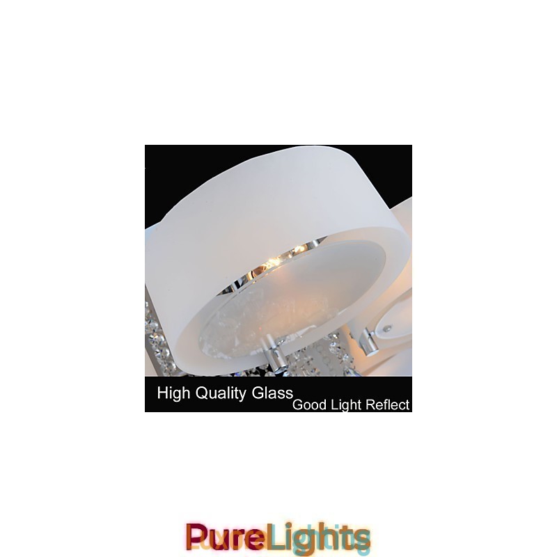 Designer Touch Decorative Remote Control Flush Mount Crystal Included Modern Contemporary