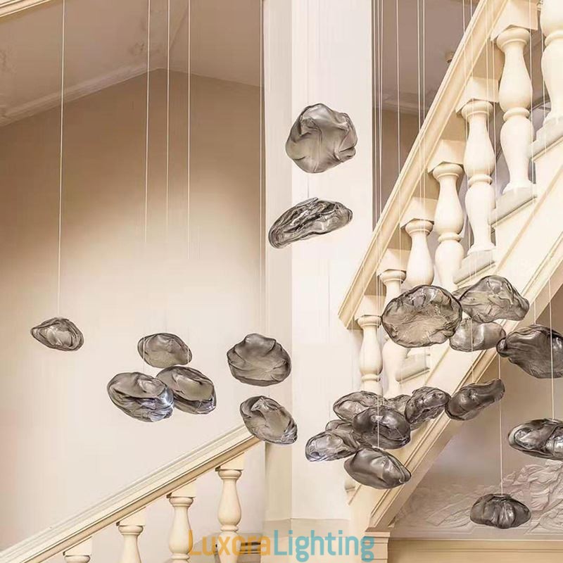 Designer Touch Decorative Creative Nordic Pendant Light Glass Chandelier Art Hanging Light