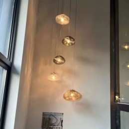 Designer Touch Decorative Creative Nordic Pendant Light Glass Chandelier Art Hanging Light