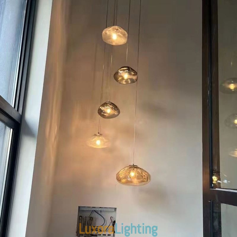 Designer Touch Decorative Creative Nordic Pendant Light Glass Chandelier Art Hanging Light