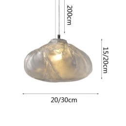 Designer Touch Decorative Creative Nordic Pendant Light Glass Chandelier Art Hanging Light