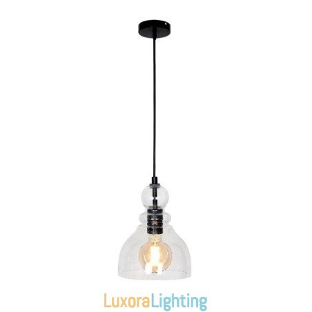 Designer Touch Decorative Modern Iron Pendant Light Gourd Glass Hanging Light