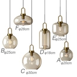 Designer Touch Decorative 3 Light Pendant Light With Glass Shade Island