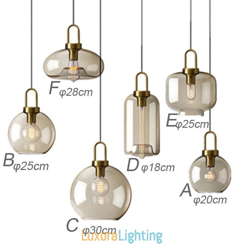 Designer Touch Decorative 3 Light Pendant Light With Glass Shade Island