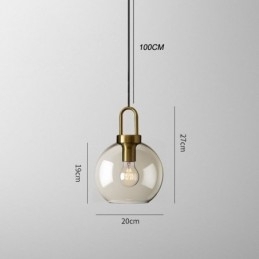 Designer Touch Decorative 3 Light Pendant Light With Glass Shade Island