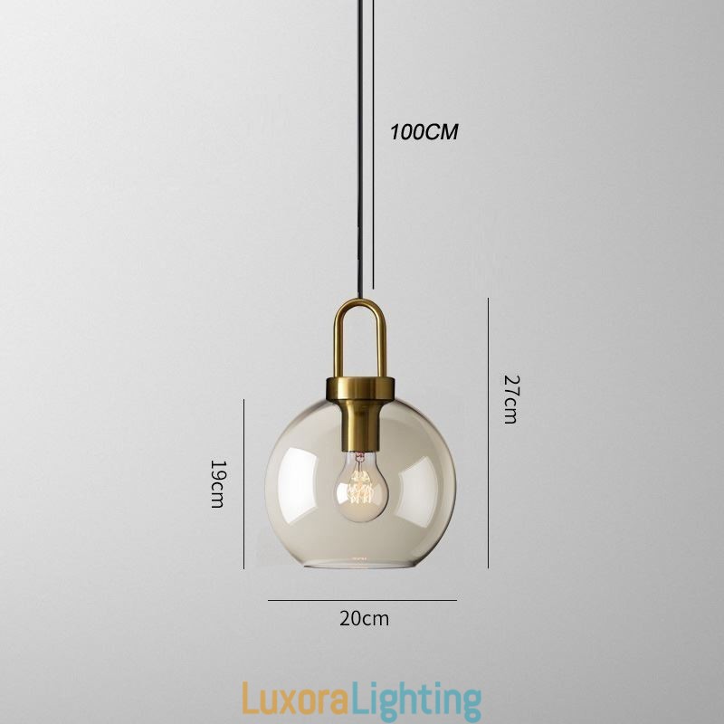 Designer Touch Decorative 3 Light Pendant Light With Glass Shade Island