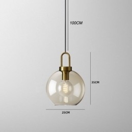 Designer Touch Decorative 3 Light Pendant Light With Glass Shade Island