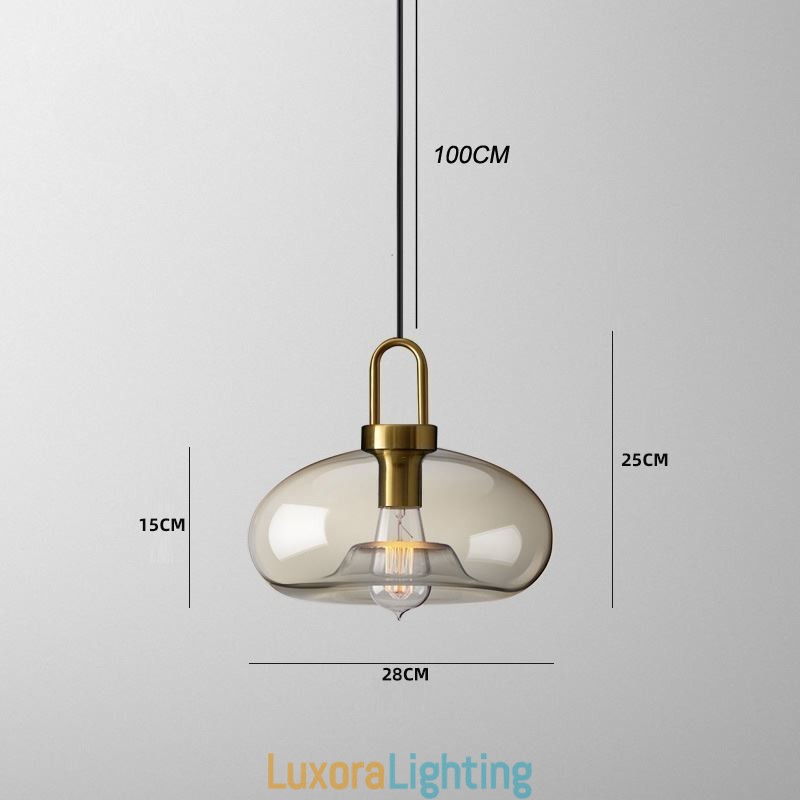 Designer Touch Decorative 3 Light Pendant Light With Glass Shade Island