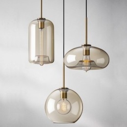 Designer Touch Decorative 3 Light Glass Pendant Light Classic Cluster Hanging Lighting Fixture Caf茅