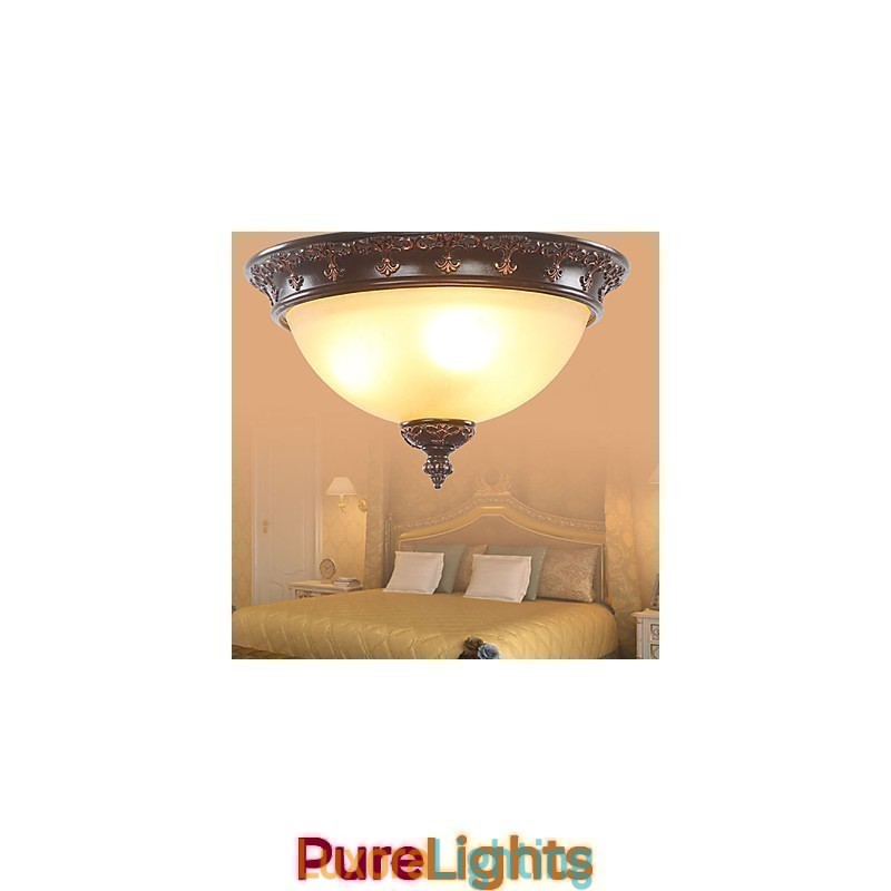 Designer Touch Decorative 33*Europe Type Style Rural Classical Absorb Dome Light Lamp