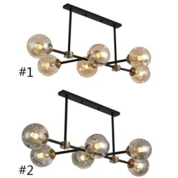 Designer Touch Decorative 6 Light Modern Glass Ceiling Light Magic Bean Light Fixture