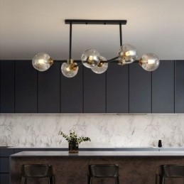 Designer Touch Decorative 6 Light Modern Glass Ceiling Light Magic Bean Light Fixture