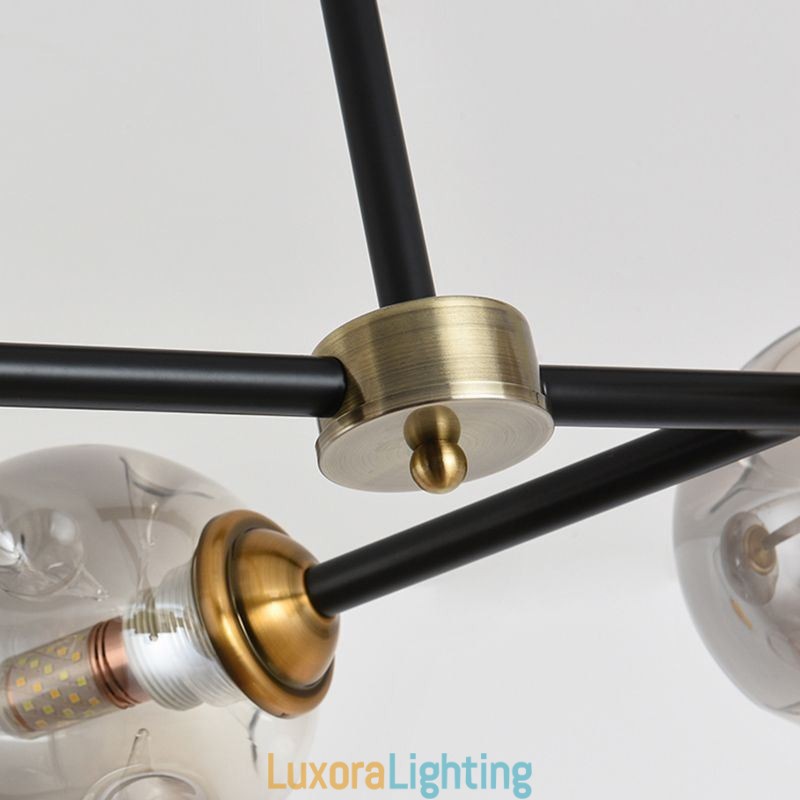 Designer Touch Decorative 6 Light Modern Glass Ceiling Light Magic Bean Light Fixture