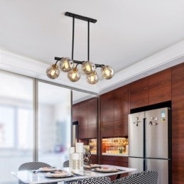 Designer Touch Decorative Magic Bean Pendant Light Glass Globe Lighting